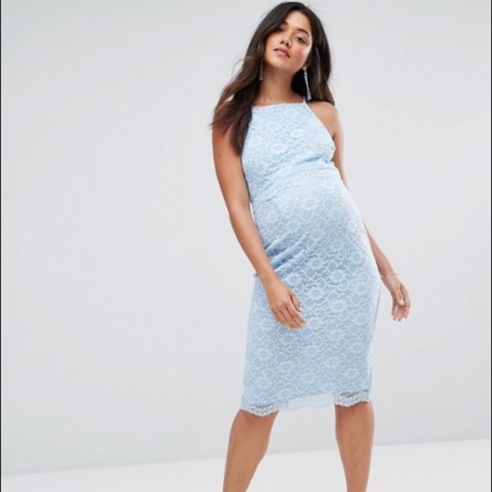 ASOS Maternity/ Nursing Lace Dress Size 8